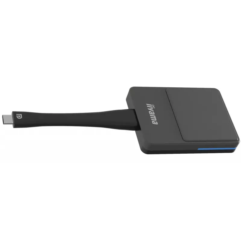 iiyama WP D002C langaton esitysdongle, USB-C (DP-Alt), E-Share, hopea/musta