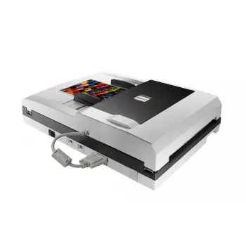 Plustek SmartOffice PL4080 ADF-tasoskanneri & ADF-skanneri 600 x 600 DPI A4 musta, harmaa
