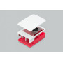 Raspberry Pi 5 kotelo, punainen/valkoinen, tuulettimella (SC1159)