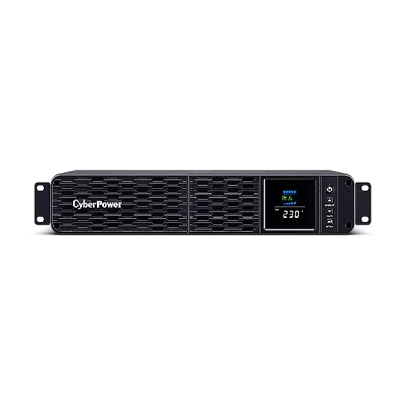 CyberPower CP1600EIPFCRM2U keskeytymätön virransyöttö (UPS) Line-Interactive 1,6 kVA 1000 W 8 AC-lähtöä
