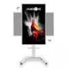 Hagor ST SA Flip II liikuteltava kärrytelinen Samsung Flip WM65R 65 tuuman näytölle, valkoinen