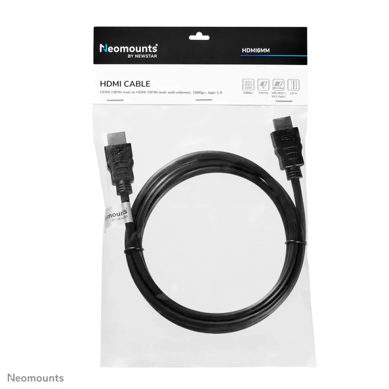 Neomounts HDMI6MM HDMI-kaapeli – 1,8 metriä