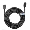 Neomounts HDMI25MM HDMI-kaapeli – 7,5 metriä, 7,5 m, 10,2 Gbit/s, musta