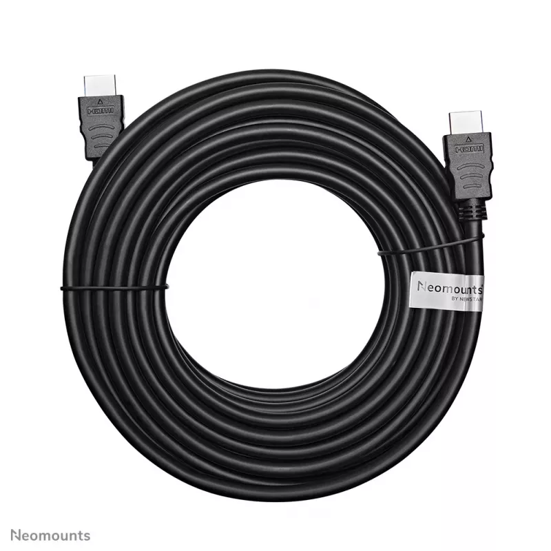 Neomounts HDMI35MM HDMI-kaapeli - 10 metriä, 10 m, HDMI Type-A (standardi), HDMI Type-A (standardi), 10,2 Gbit/s, musta