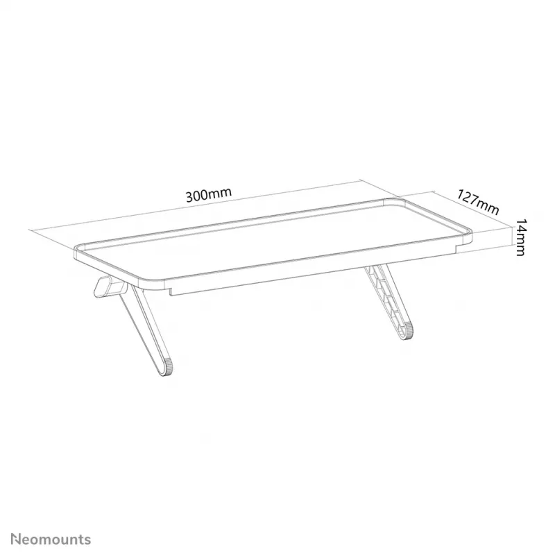 Neomounts AWL28-220BL1 multimediateline – universaali