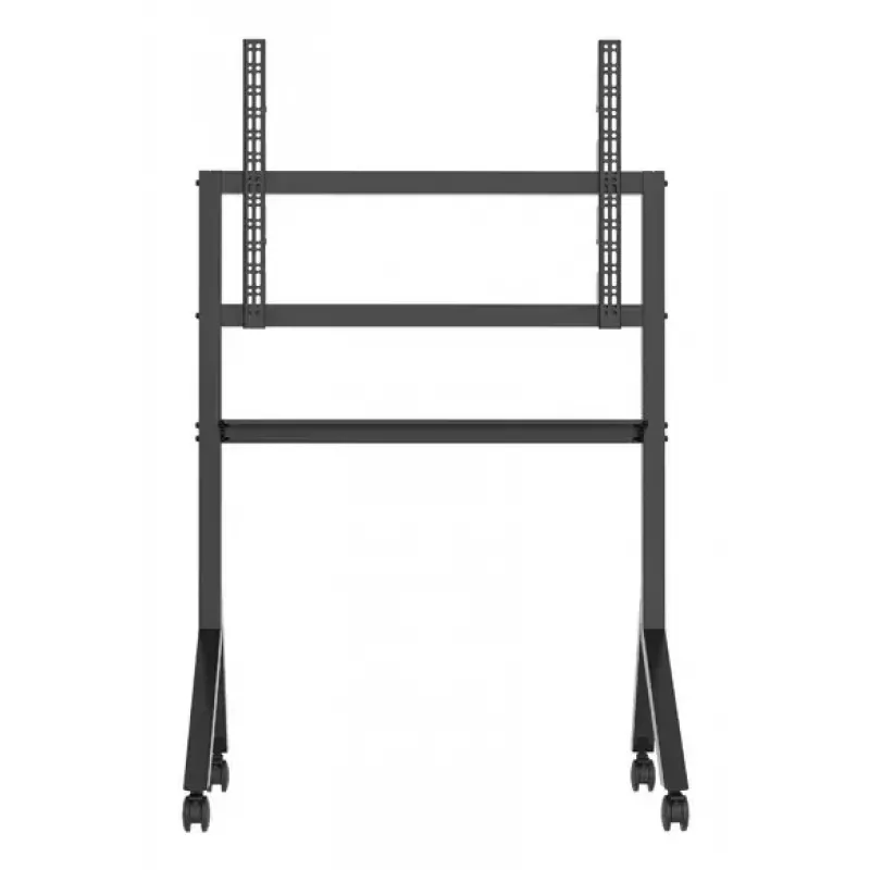 B-Tech BT8545/B tv-kärry, 55–86 tuumaa, VESA 900x600, enintään 100 kg, hyllyllä, musta