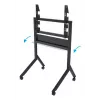 B-Tech BT8545/B tv-kärry, 55–86 tuumaa, VESA 900x600, enintään 100 kg, hyllyllä, musta