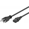 Virtakaapeli Goobay 93617 musta 2 m SEV 1011 IEC C13