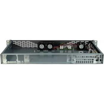 Palvelinkotelo Inter-Tech 1U K-125L Mini ITX harmaa