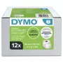 DYMO S0722420 LabelWriter lähetys-/nimikorttitarrat, 54 x 101 mm, 12 rullaa x 220 (2640 tarraa), itseliimautuvat, valkoiset