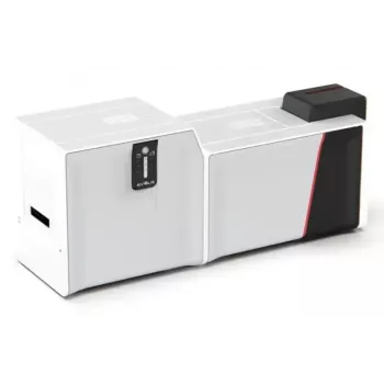 Muovikorttitulostin Evolis Primacy 2 — värisublimaatio/hartsilämpösiirto, 300 x 1200 DPI, 100 arkin syöttö, Fast Ethernet
