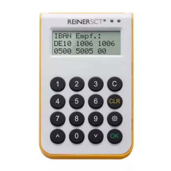 Sirukortinlukija Reiner SCT cyberJack one USB valkoinen keltainen