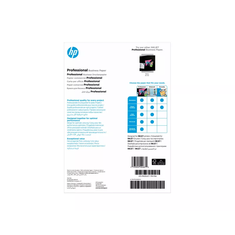 HP Professional Business Paper matta 180 g/m² A4 (210 x 297 mm) 150 arkkia