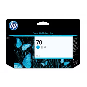 HP 70 130 ml syaani DesignJet-mustepatruuna