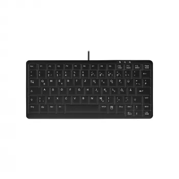 Cherry Active Key AK-4100-U-B/GE minipäppäimistö, USB, musta, saksalainen asettelu