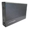 LC-Power LC-25U3-C 2,5 tuuman SATA HDD -kotelo, USB-C 3.2 Gen 2x1 10 Gb/s, SATA 6 Gb/s, musta