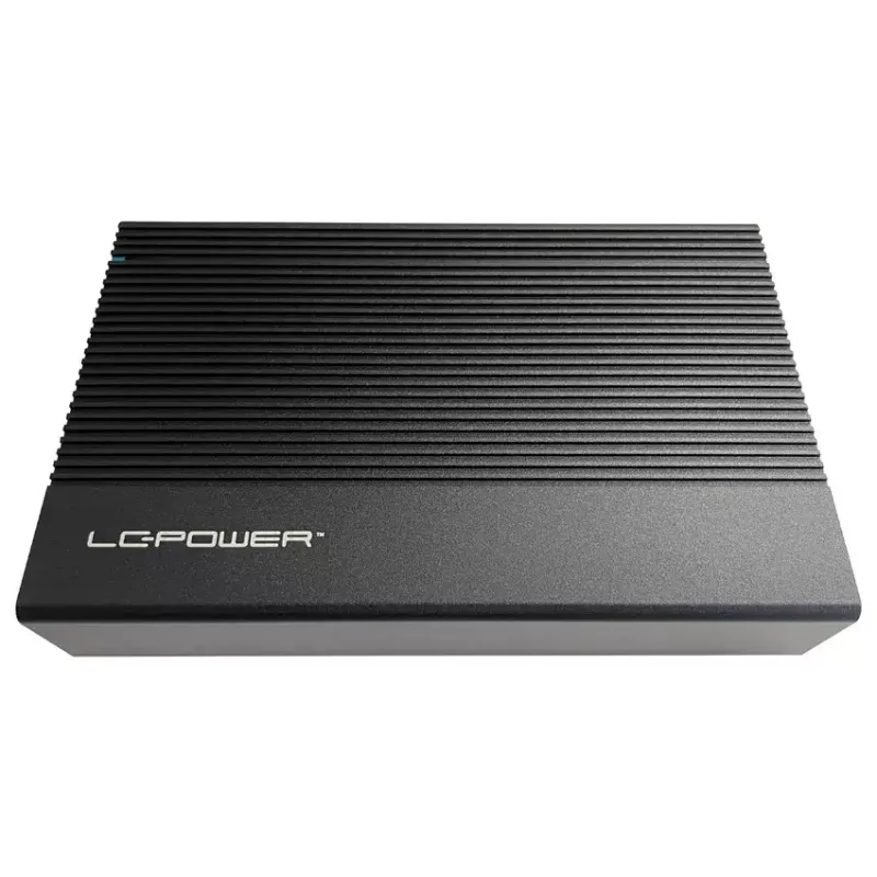 LC-Power LC-25U3-C 2,5 tuuman SATA HDD -kotelo, USB-C 3.2 Gen 2x1 10 Gb/s, SATA 6 Gb/s, musta