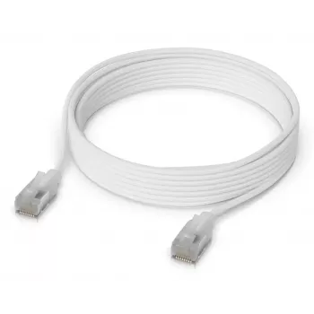 Verkkopatch-kaapeli UBIQUITI UACC-CABLE-PATCH-EL-C6A-5M-W Cat6a 5 m RJ-45 läpinäkyvä valkoinen