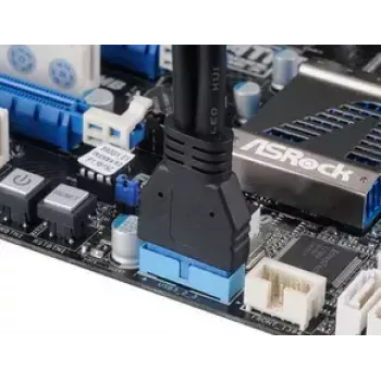 USB-kaapeli 2 x USB A Akasa AK-CBUB09-15BK musta