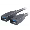 USB-kaapeli 2 x USB A Akasa AK-CBUB09-15BK musta
