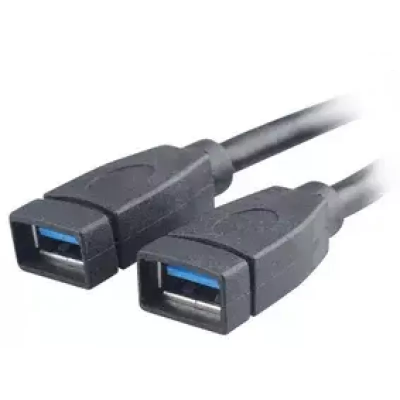 USB-kaapeli 2 x USB A Akasa AK-CBUB09-15BK musta