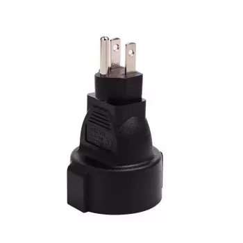 Microconnect PETRAVEL3 verkkopistoke-adapteri Type B Type F musta