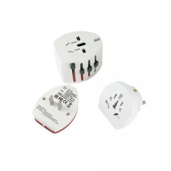 Microconnect PETRAVEL12 matkalaturi yleislaturi valkoinen USB sisäkäyttöön