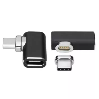 MicroConnect USB3.1CCMF-MAGNETIC magneettinen USB-C-sovitin, 90°
