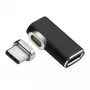 MicroConnect USB3.1CCMF-MAGNETIC magneettinen USB-C-sovitin, 90°