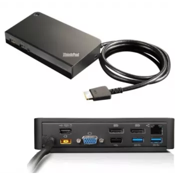 Lenovo 03X6296 kannettavan telakointiasema johdollinen OneLink+ musta