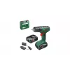 Bosch EasyDrill 18V-40 06039D8002 akkuiskuporakone-ruuvinväännin, 2 nopeutta, 2x 1,5 Ah, kotelo
