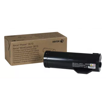 Xerox Genuine Phaser® 3610, WorkCentre® 3615 musta erittäin suurikapasiteettinen värikasetti (25 300 sivua) - 106R02731