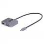 StarTech.com USB-C-videosovitin, USB-C HDMI VGA -moniporttisovitin, 3,5 mm ääni, 4K 60Hz HDR, 100W PD läpivienti, Thunderbolt 3/4 yhteensopiva – USB-C näyttösovitin matkalle