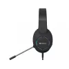 Headset SANDBERG BossBlaster USB — johdollinen peliheadset, 20–20000 Hz, 2 m kaapeli, 240 g, musta