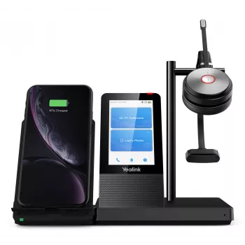 Yealink WH66 Mono UC-DECT langaton kuulokemikrofoni, langaton, toimisto/puhelinkeskus, 20 - 20000 Hz, 80 g, kuulokemikrofoni, musta