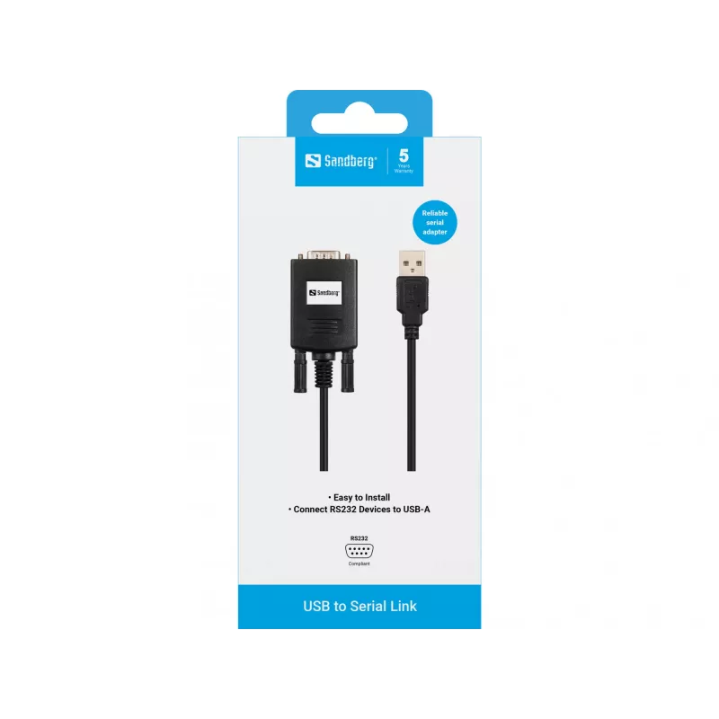 USB sarjaporttiin -linkki Sandberg PL-2303GT