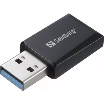 Mini WiFi -dongle Sandberg 1300 Mbit/s USB Type-A dual-band