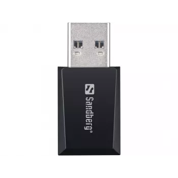 Mini WiFi -dongle Sandberg 1300 Mbit/s USB Type-A dual-band