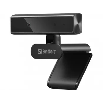 Verkkokamera Sandberg Face-ID Webcam Mini 2 MP Full HD USB-C musta