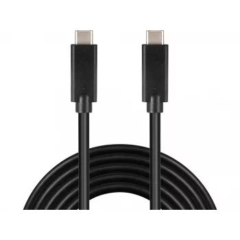 Sandberg USB-C USB-C 2M USB 3.1 Gen.2, 2 m, USB C, USB C, USB 3.2 Gen 2 (3.1 Gen 2), uros/uros, musta