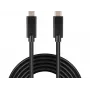 Sandberg USB-C USB-C 2M USB 3.1 Gen.2, 2 m, USB C, USB C, USB 3.2 Gen 2 (3.1 Gen 2), uros/uros, musta