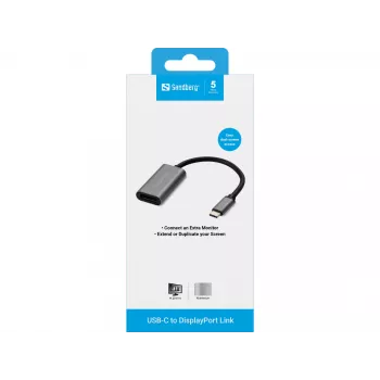 USB-C-DisplayPort-sovitin Sandberg 136-19