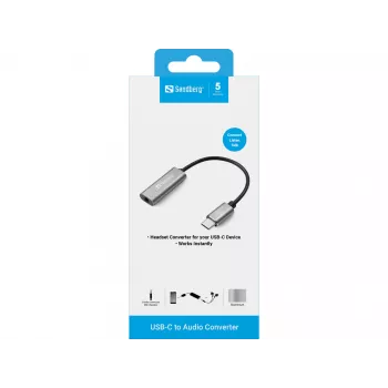 Äänisovitin Sandberg USB-C 136-27