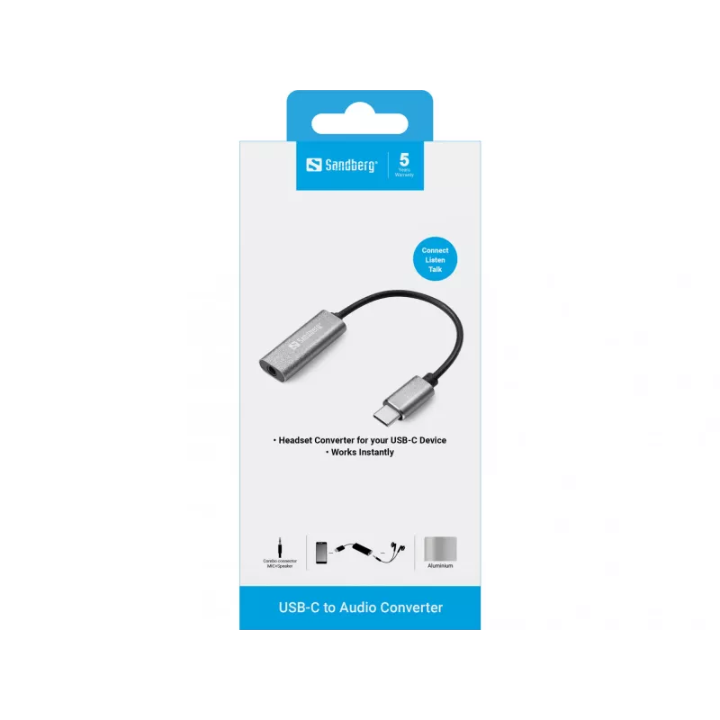 Äänisovitin Sandberg USB-C 136-27