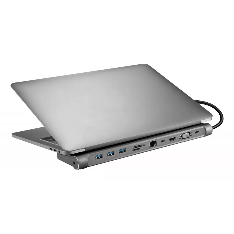 Sandberg USB-C 10-in-1 -telakointiasema