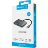 Sandberg USB-C -telakka 2xHDMI+1xVGA+USB+PD
