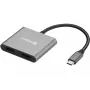 Sandberg USB-C -telakka 2xHDMI+USB+PD enimmäisresoluutio 3840x2160