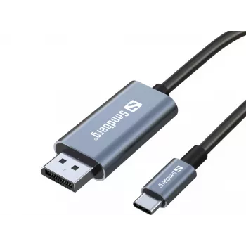 Sandberg USB-C-DisplayPort-kaapeli 2M USB Type-C DisplayPort 2m