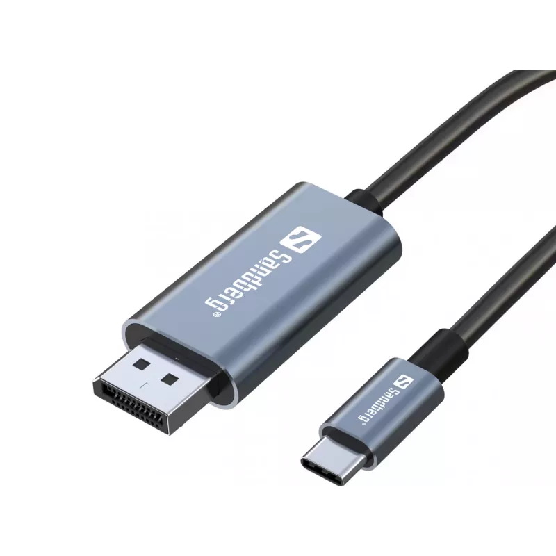 Sandberg USB-C-DisplayPort-kaapeli 2M USB Type-C DisplayPort 2m