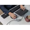 Sandberg USB-C Gigabit-sovitin PD100W USB Type-C RJ-45 1 Gbit/s harmaa